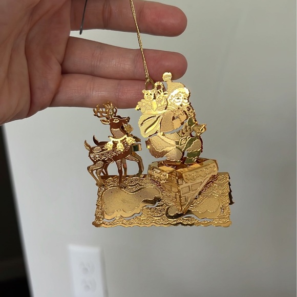 Christmas Ornament Danbury Mint Gold Annual Collection - Picture 12 of 12